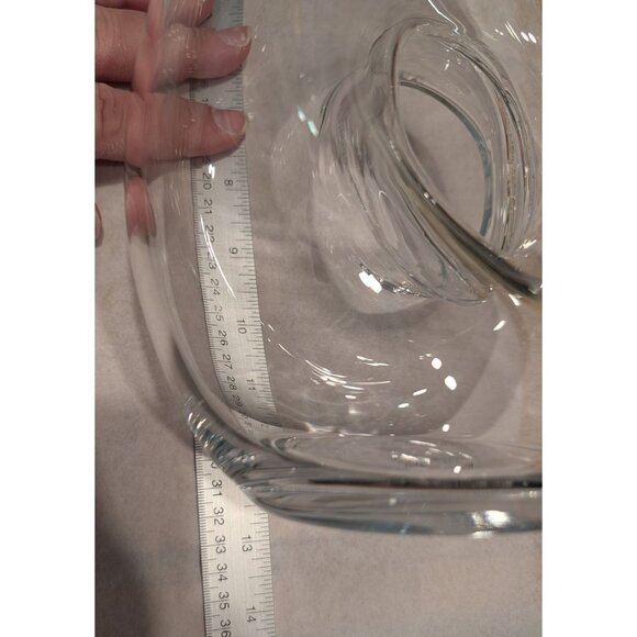 Wine Carafe Decanter with Donut Hole Center made in Poland - Picture 9 of 16